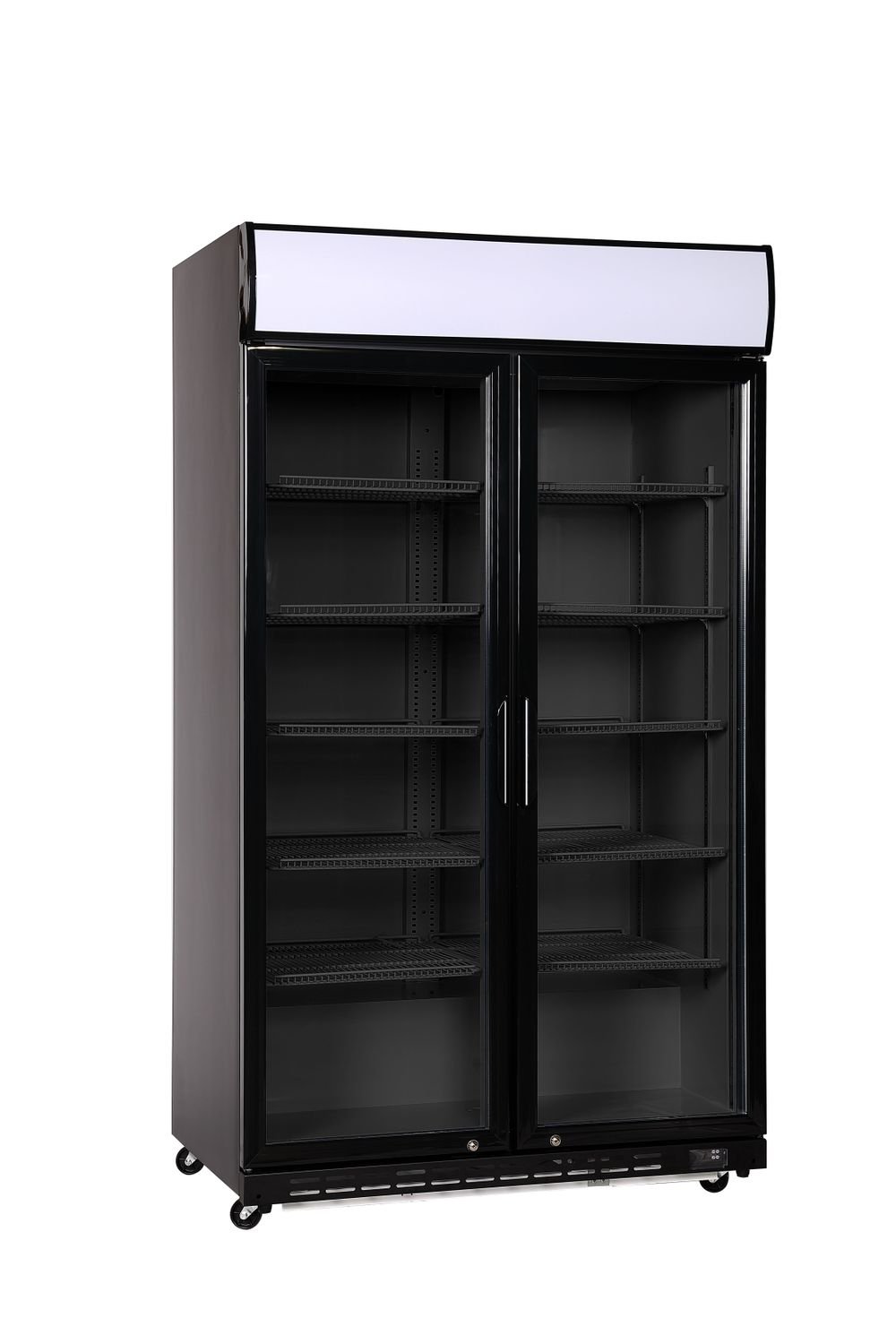 241042 Baro šaldytuvas, dvigubos durys, Arktic, Švieslentė su LED apšvietimu, 827L, Juodas, 230V/480W, 1130x720x(H)2023mm