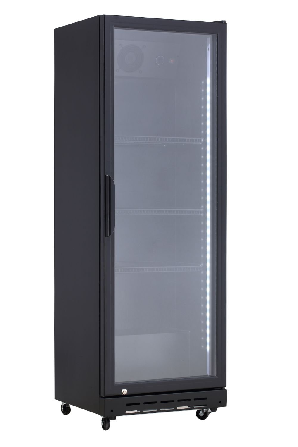 241226 Baro šaldytuvas, vienų durų, Arktic, 3 lentynos, 160L, Juodas, 230V/250W, 538x525x(H)1585mm