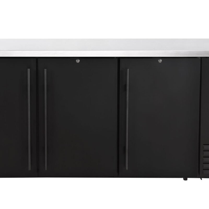 Šaldomas baro stalas, dviem durim, Arktic, 6 lentynos, 493L, Juodas, 230V/185W, 1826x631x(H)865mm