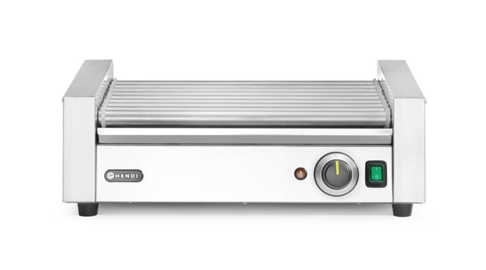 268810_02 Dešrelių kepimo grilis, 1 zona, HENDI, Sidabro, 230V/790W, 566x450x(H)192mm, rettangolare