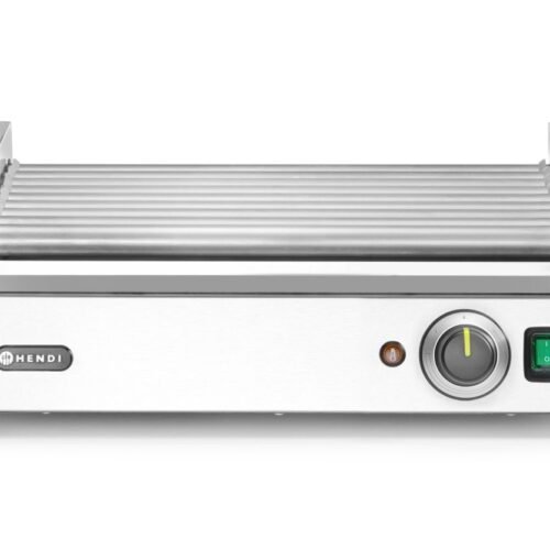 268810_02 Dešrelių kepimo grilis, 1 zona, HENDI, Sidabro, 230V/790W, 566x450x(H)192mm, rettangolare