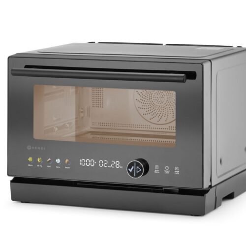 Mikrobangų krosnelė, daugiafunkcinė 4-in-1, 2350 W, 24.7 L, HENDI, Juodas, 230V/2350W, 462x492x(H)338mm
