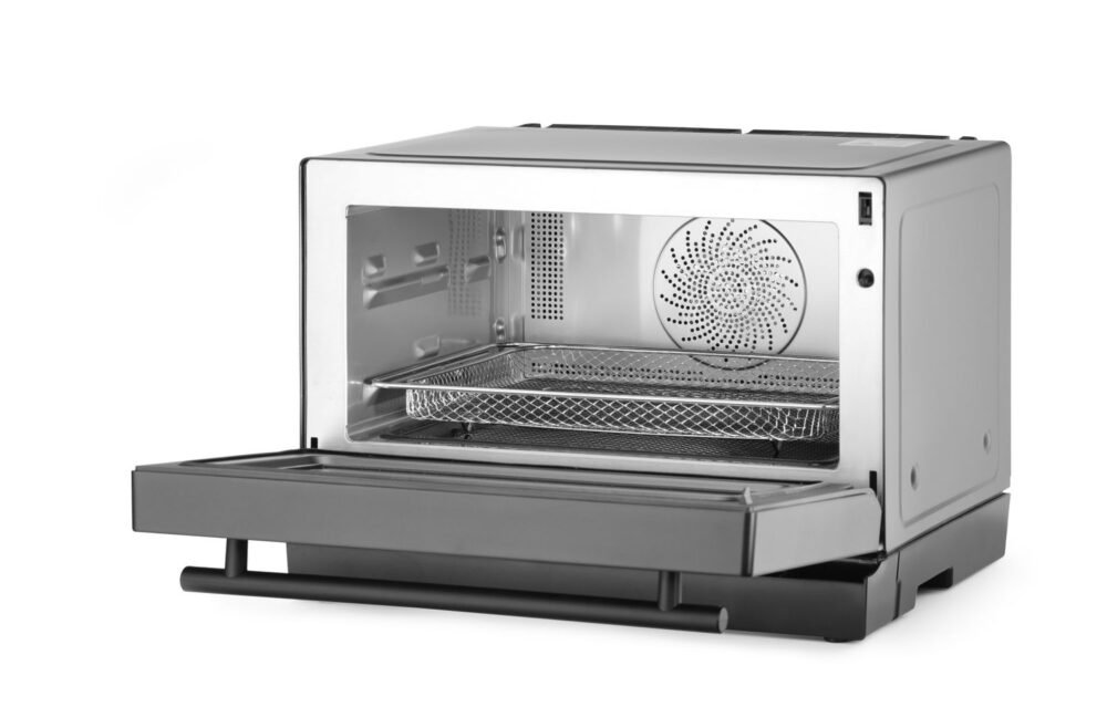 Mikrobangų krosnelė, daugiafunkcinė 4-in-1, 2350 W, 24.7 L, HENDI, Juodas, 230V/2350W, 462x492x(H)338mm