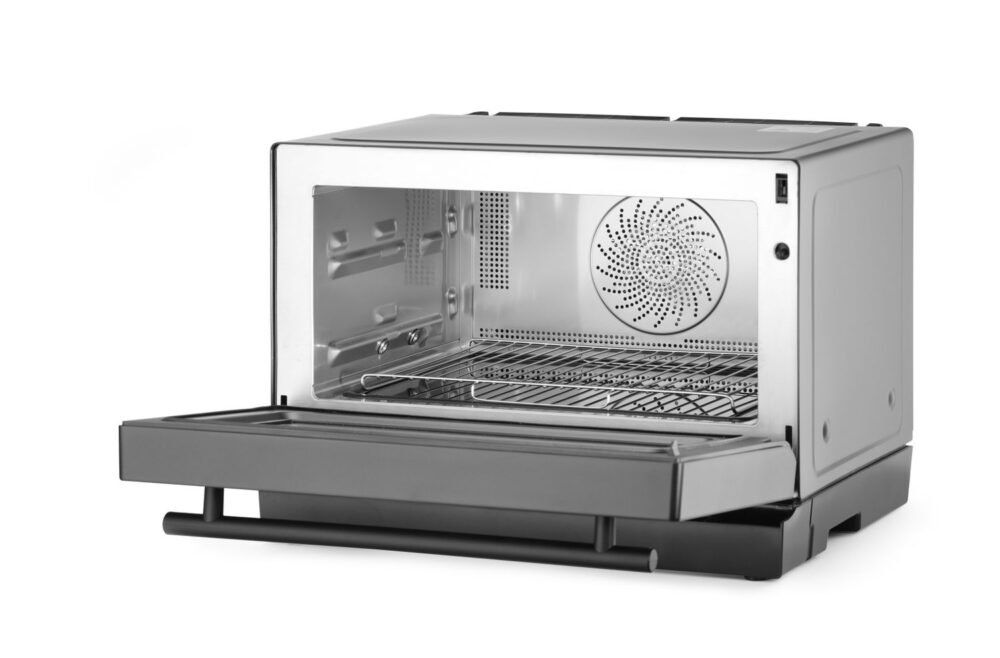 Mikrobangų krosnelė, daugiafunkcinė 4-in-1, 2350 W, 24.7 L, HENDI, Juodas, 230V/2350W, 462x492x(H)338mm