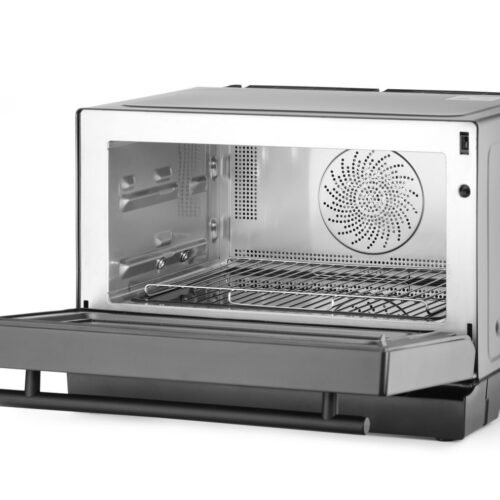 Mikrobangų krosnelė, daugiafunkcinė 4-in-1, 2350 W, 24.7 L, HENDI, Juodas, 230V/2350W, 462x492x(H)338mm