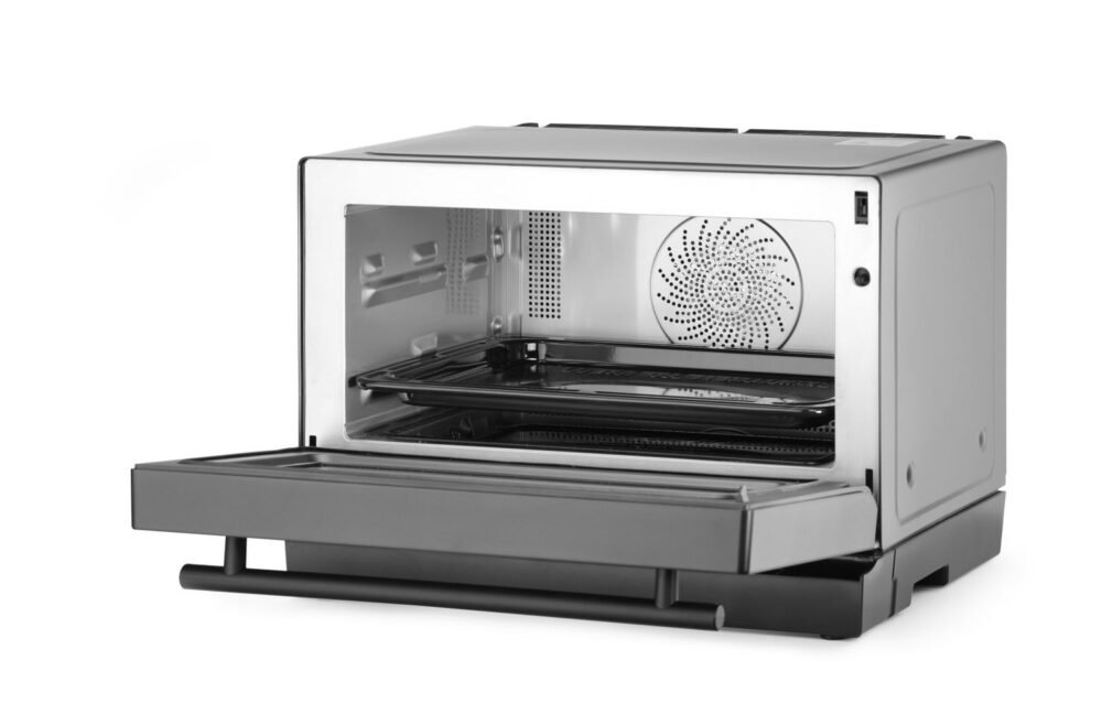 Mikrobangų krosnelė, daugiafunkcinė 4-in-1, 2350 W, 24.7 L, HENDI, Juodas, 230V/2350W, 462x492x(H)338mm