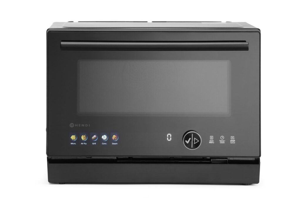 Mikrobangų krosnelė, daugiafunkcinė 4-in-1, 2350 W, 24.7 L, HENDI, Juodas, 230V/2350W, 462x492x(H)338mm