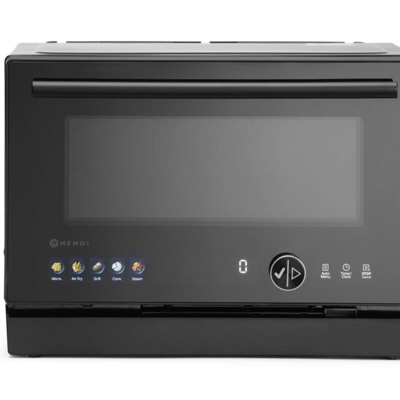 Mikrobangų krosnelė, daugiafunkcinė 4-in-1, 2350 W, 24.7 L, HENDI, Juodas, 230V/2350W, 462x492x(H)338mm