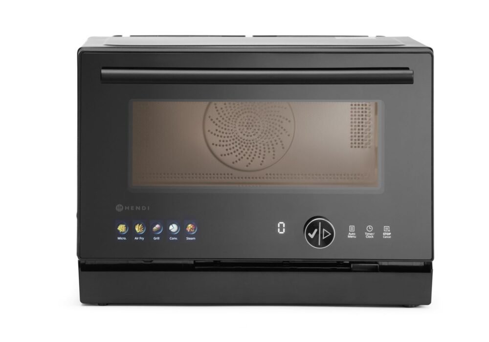 Mikrobangų krosnelė, daugiafunkcinė 4-in-1, 2350 W, 24.7 L, HENDI, Juodas, 230V/2350W, 462x492x(H)338mm