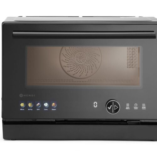 Mikrobangų krosnelė, daugiafunkcinė 4-in-1, 2350 W, 24.7 L, HENDI, Juodas, 230V/2350W, 462x492x(H)338mm