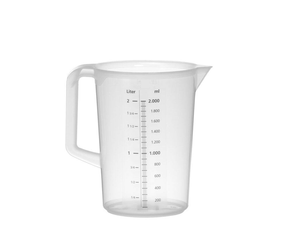 Matavimo ąsotis, HENDI, Profi Line, 2L, ⌀150x150mm