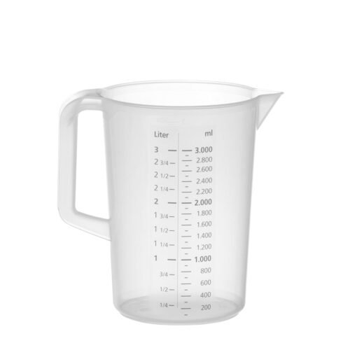 Matavimo ąsotis, HENDI, Profi Line, 3L, ⌀170x170mm