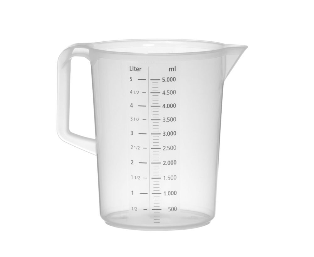 Matavimo ąsotis, HENDI, Profi Line, 5L, ⌀200x200mm