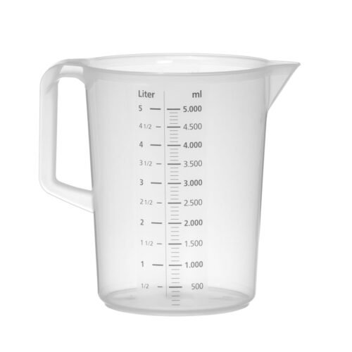Matavimo ąsotis, HENDI, Profi Line, 5L, ⌀200x200mm