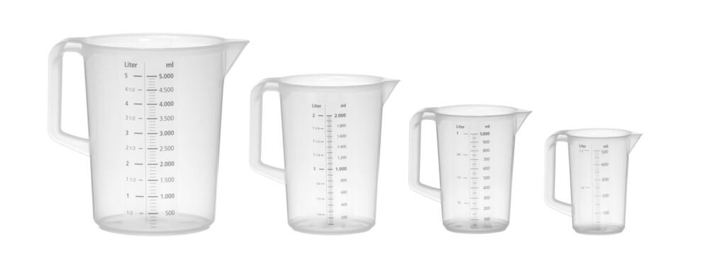 Matavimo ąsotis, HENDI, Profi Line, 5L, ⌀200x200mm