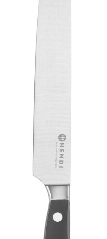 Peilis pjaustymui 200 mm, kaltinis, HENDI, Profi Line PLUS, Juodas, (L)326mm