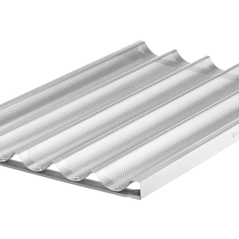 Baguette kepimo padėklas, HENDI, Sidabro, 600x400mm