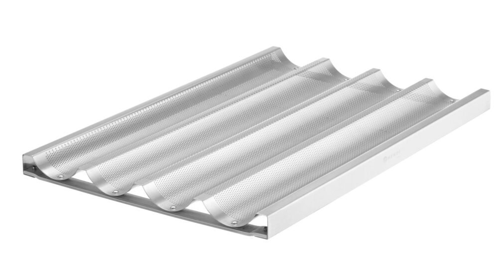 Baguette kepimo padėklas, HENDI, Sidabro, 600x400mm