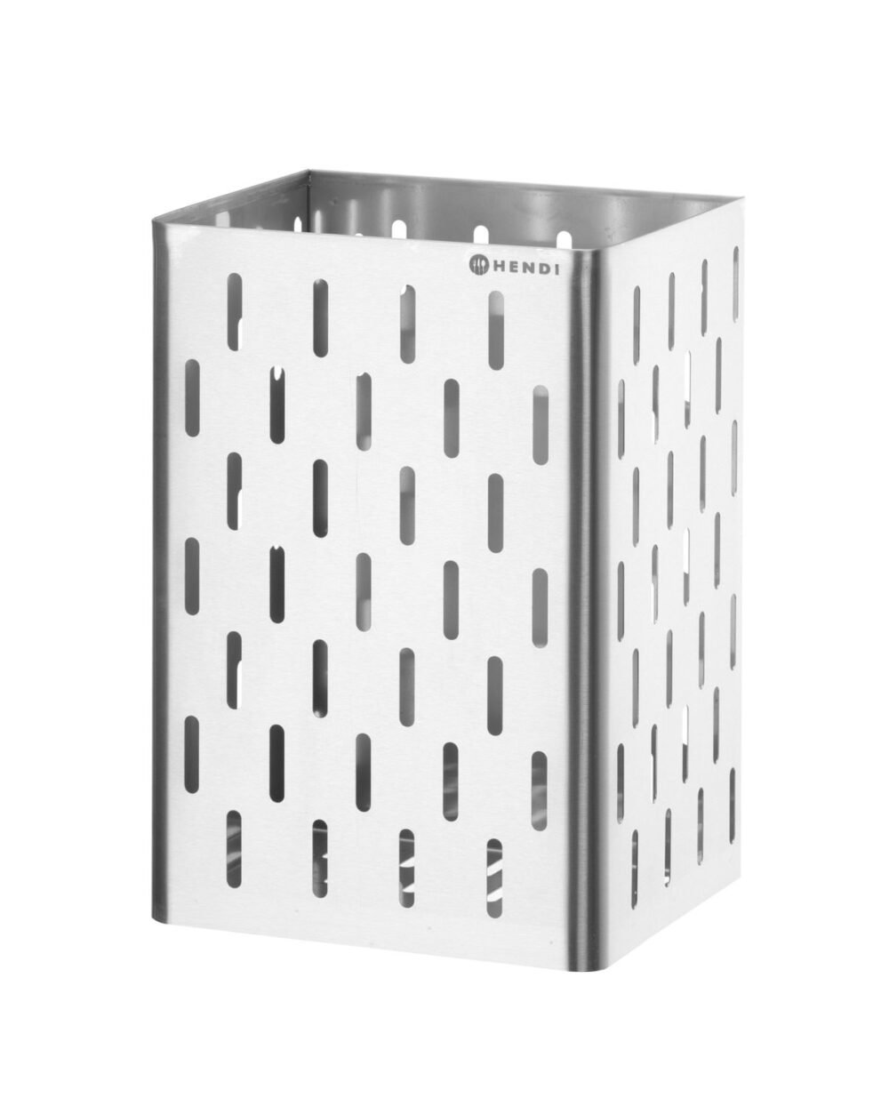 Popierinių rankšluosčių šiukšliadėžė, HENDI, 35L, Sidabro, 220x270x(H)400mm