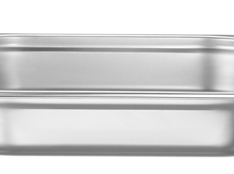 GN 2/3 konteineris, perforuotas, HENDI, Profi Line PLUS, GN 2/3, 5,5L, Sidabro, 354x325x(H)65mm