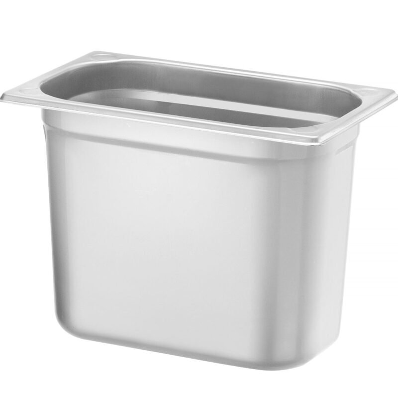 GN 1/4 konteineris, HENDI, Profi Line PLUS, GN 1/4, 5,5L, Sidabro, 265x162x(H)200mm