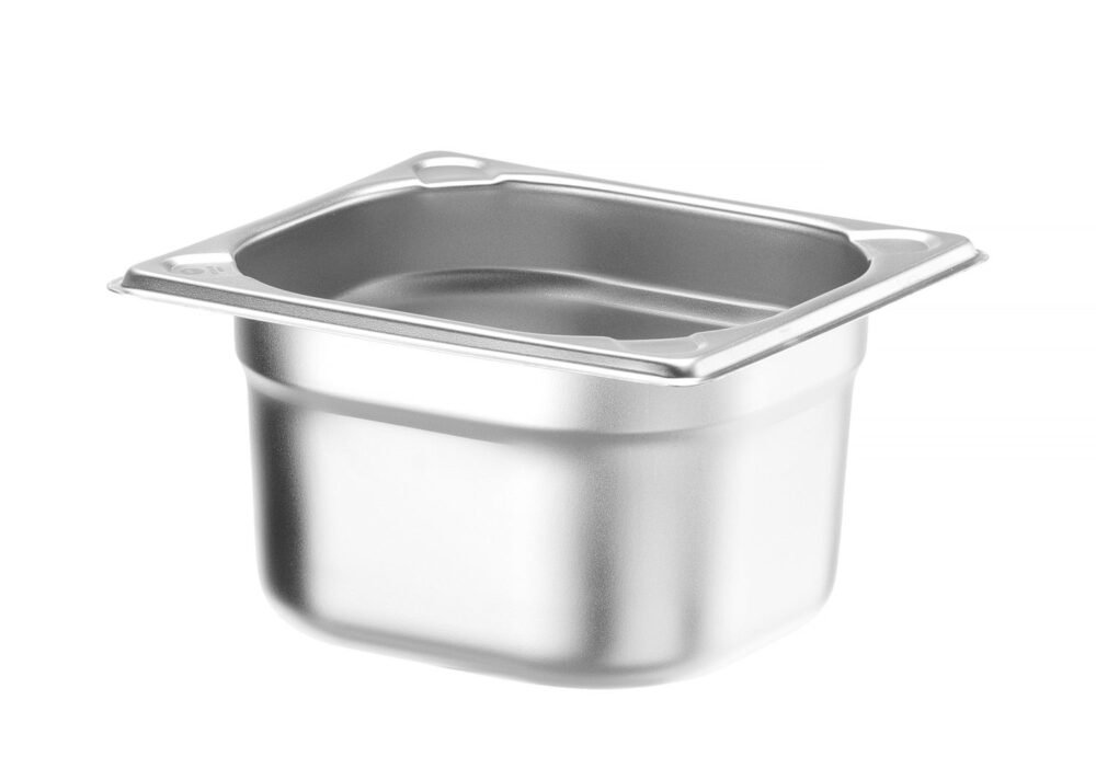 GN 1/6 konteineris, HENDI, Profi Line PLUS, GN 1/6, 1,6L, Sidabro, 176x162x(H)100mm