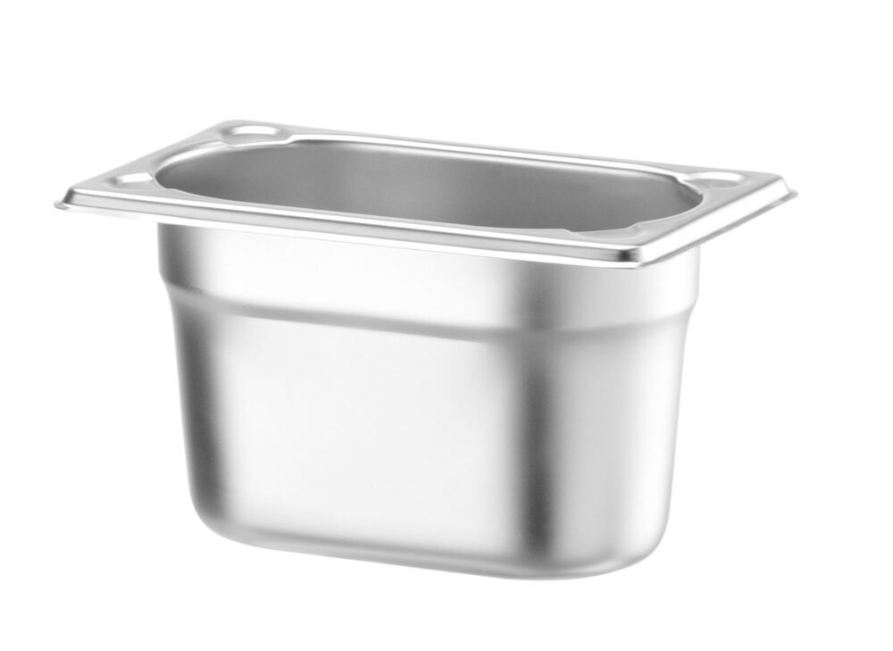 GN 1/9 talpykla, HENDI, Profi Line PLUS, GN 1/9, 1L, Sidabro, 176x108x(H)100mm