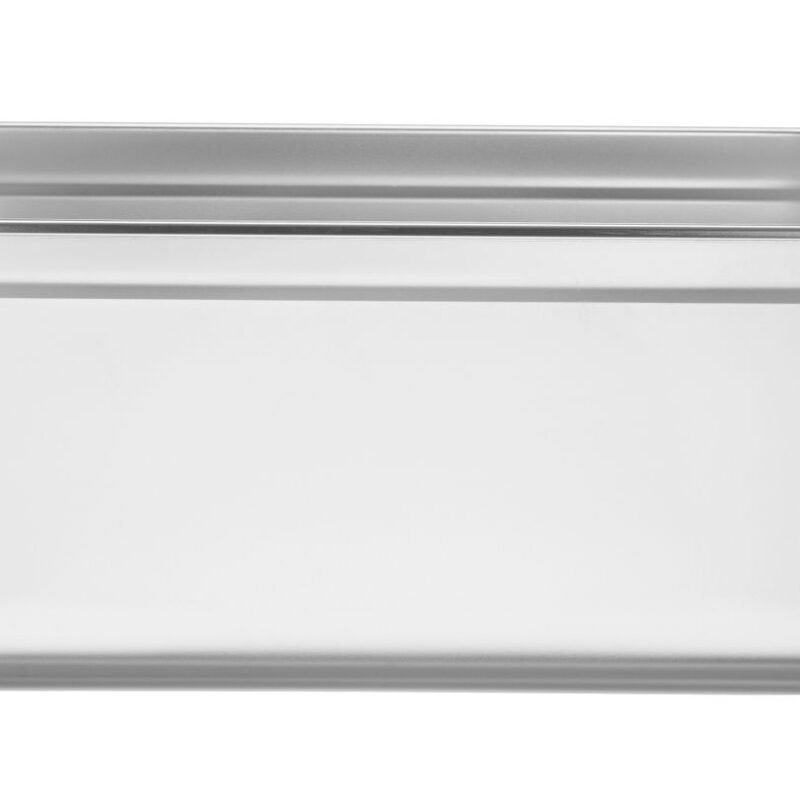 GN 1/1 indas su nuleistomis rankenomis, HENDI, Profi Line PLUS, GN 1/1, 28L, Sidabro, 530x325x(H)200mm