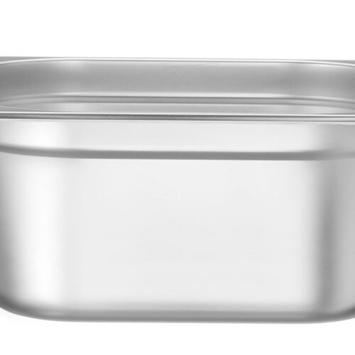 GN 1/2 talpyklė su nuleistomis rankenomis, HENDI, Profi Line PLUS, GN 1/2, 9,5L, Sidabro, 325x265x(H)150mm
