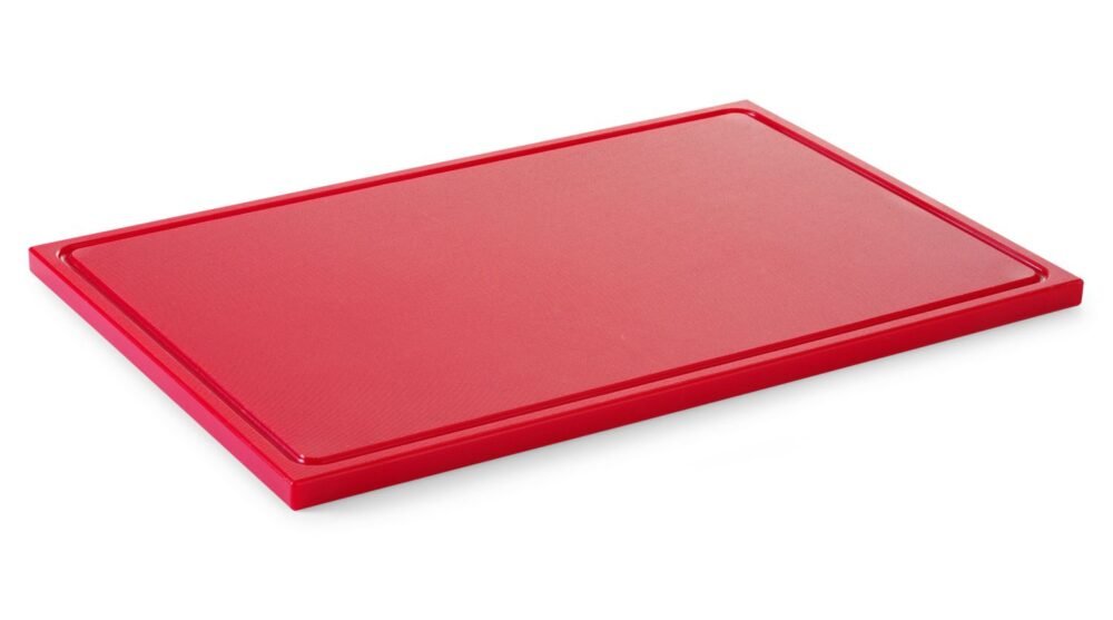 Pjaustymo lenta HACCP 600x400, HENDI, Raudona, 600x400mm, rettangolare