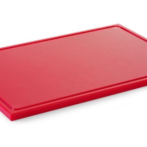 Pjaustymo lenta HACCP 600x400, HENDI, Raudona, 600x400mm, rettangolare