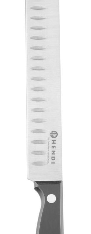 Lašišos peilis, 250 mm, štampuotas, HENDI, Profi Line, Juodas, (L)377mm