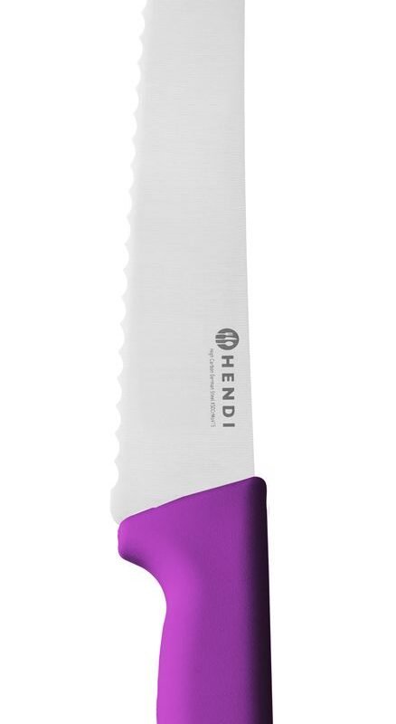 Konditerinis peilis, 250 mm, HACCP, HENDI, Profi Line, Violetinė, (L)383mm