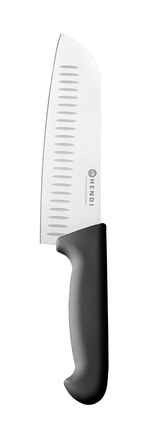 845264_OBW_2026_01_IMGP8206 Santoku peilis, 180 mm, universalus, HENDI, Profi Line, Juodas, (L)295mm