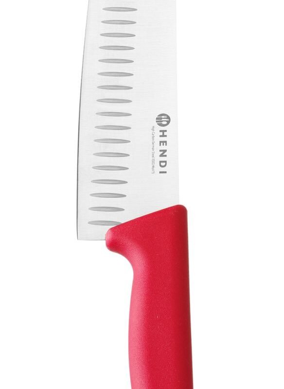 Santoku peilis, 180 mm, HACCP, HENDI, Profi Line, Raudona, (L)295mm