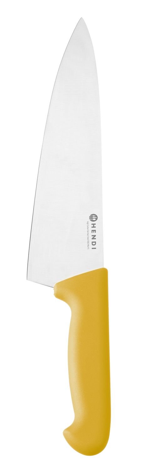 Virėjo peilis, 250 mm, HACCP, HENDI, Profi Line, Geltonas, (L)383mm