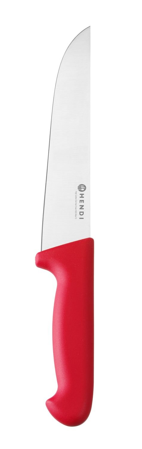 Mėsininko peilis, 200 mm, HACCP, HENDI, Raudona, (L)331mm