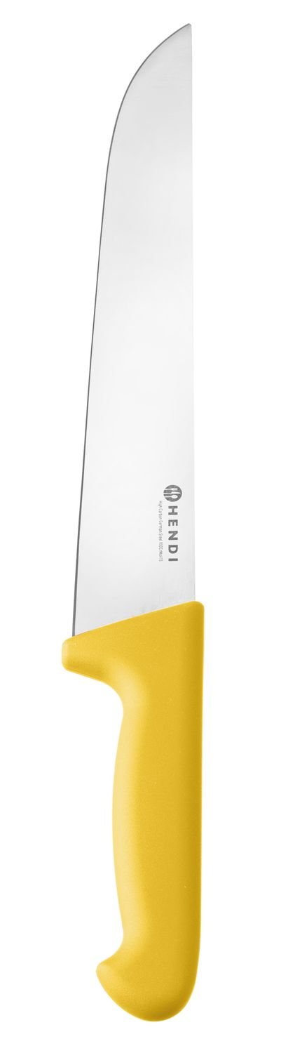 Mėsininko peilis, 250 mm, HACCP, HENDI, Profi Line, Geltonas, (L)381mm
