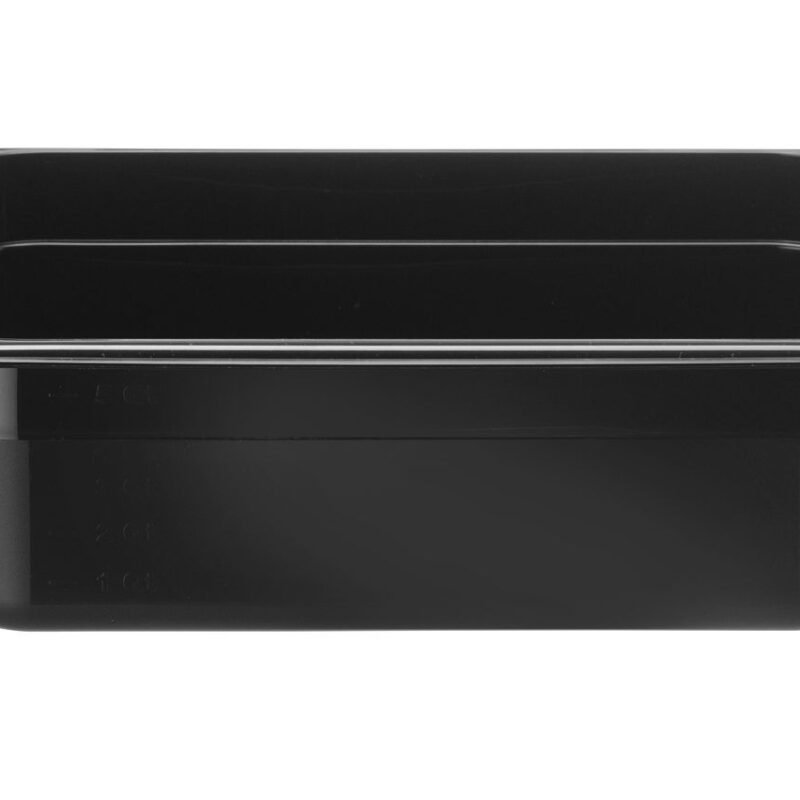 GN 1/2 konteineris, HENDI, Kitchen Line, GN 1/2, 5,7L, Juodas, 325x265x(H)100mm