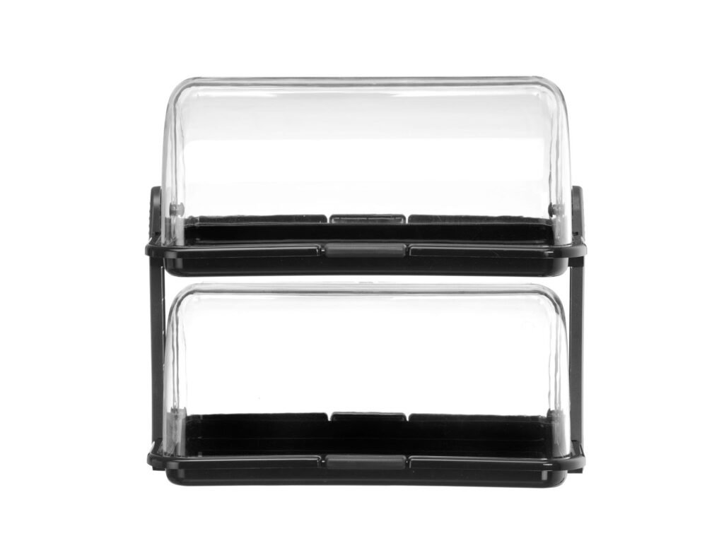 Atverčiamas dangtis, HENDI, Juodas, 380x260x(H)355mm, rettangolare