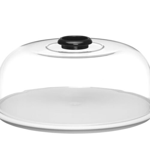 Gaubtas su lėkštė, HENDI, ⌀340x(H)160mm, Rotondo