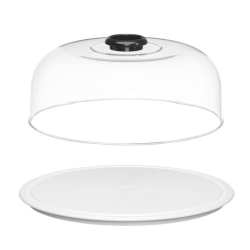 Gaubtas su lėkštė, HENDI, ⌀340x(H)160mm, Rotondo