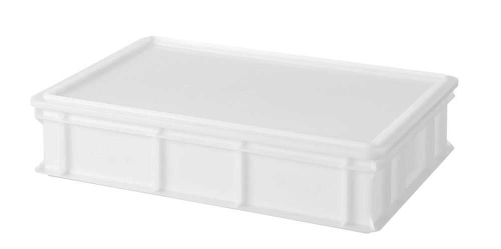 Picos tešlos dėžė, AmerBox, Profi Line, Balta, 600x400x(H)130mm, rettangolare