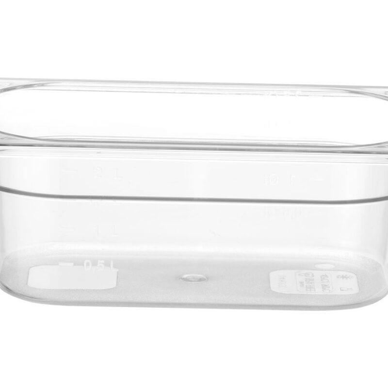 GN 1/4 konteineris COOL, HENDI, COOL, GN 1/4, 2,6L, Permatomas, 265x163x(H)100mm