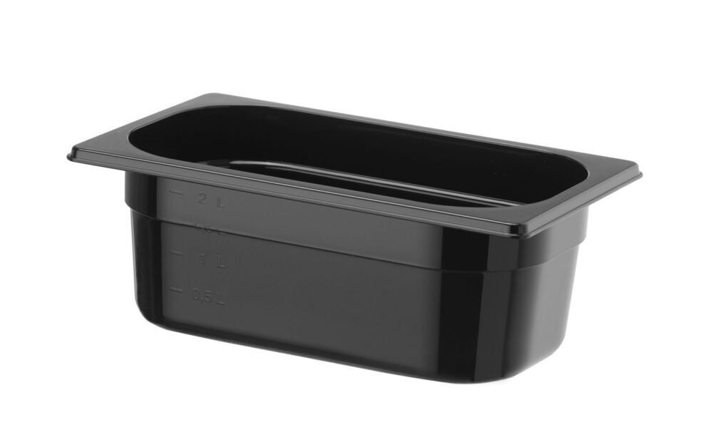 GN 1/4 konteineris COOL, HENDI, COOL, GN 1/4, 2,6L, Juodas, 265x163x(H)100mm