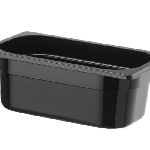 GN 1/4 konteineris COOL, HENDI, COOL, GN 1/4, 2,6L, Juodas, 265x163x(H)100mm