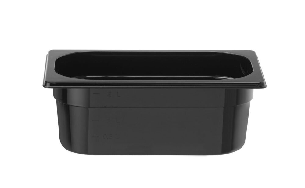 GN 1/4 konteineris COOL, HENDI, COOL, GN 1/4, 2,6L, Juodas, 265x163x(H)100mm