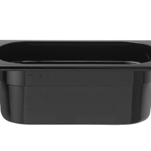 GN 1/4 konteineris COOL, HENDI, COOL, GN 1/4, 2,6L, Juodas, 265x163x(H)100mm