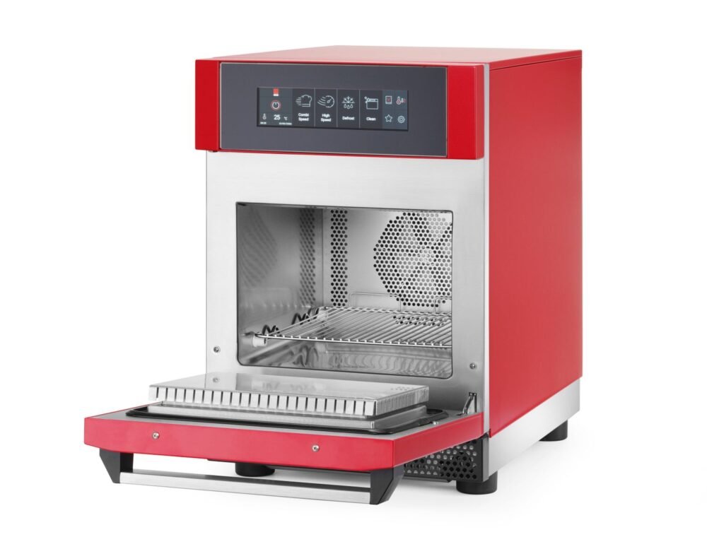 Greitaeigė krosnelė, Tecnoeka, Raudona, 230V/3680W, 420x632x(H)630mm