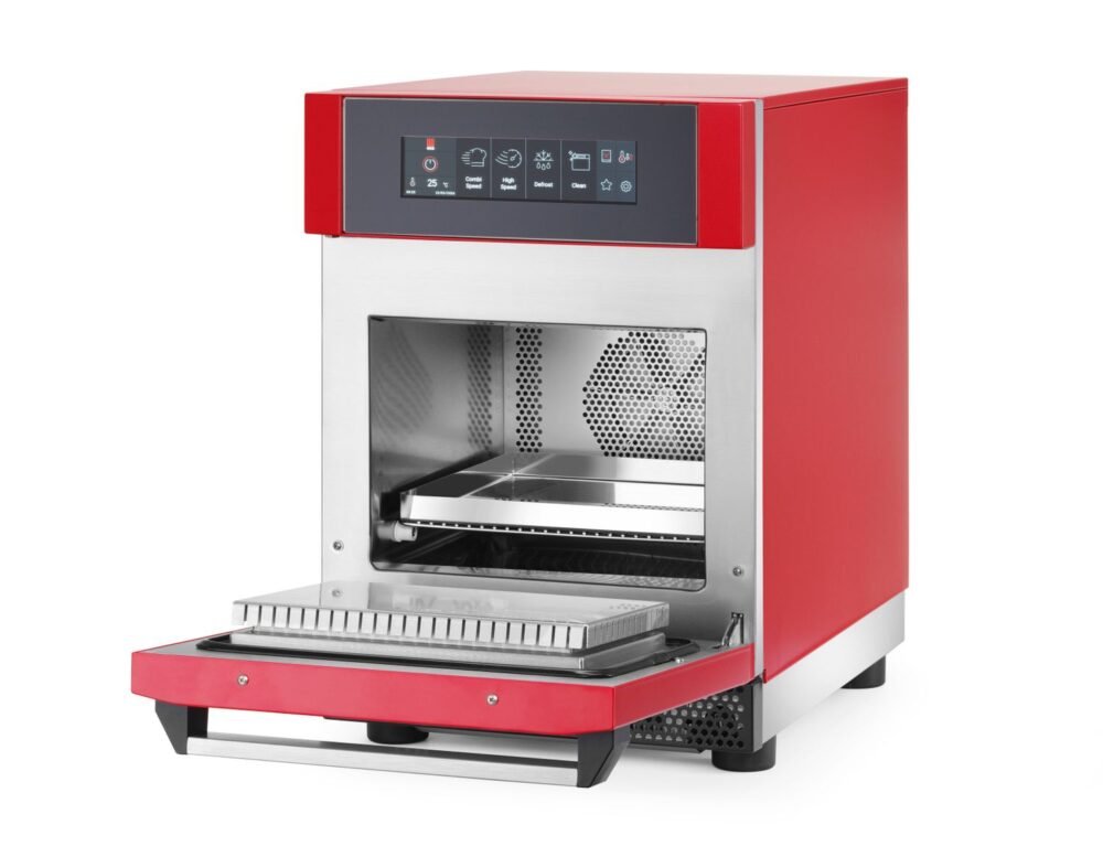 Greitaeigė krosnelė, Tecnoeka, Raudona, 230V/3680W, 420x632x(H)630mm